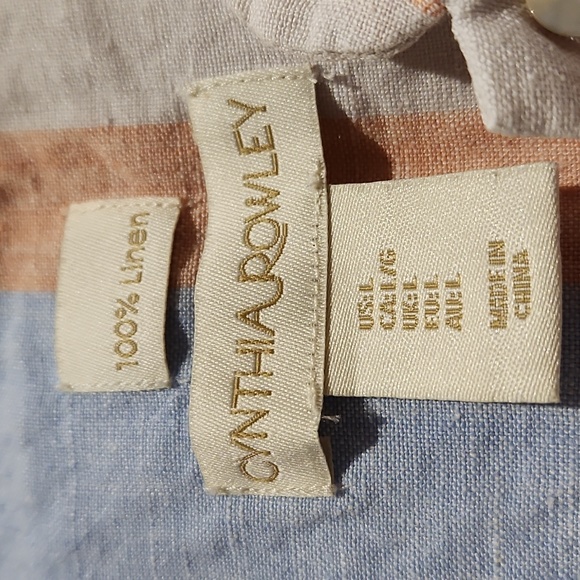 Cynthia Rowley 100% linen dress - Picture 3 of 7